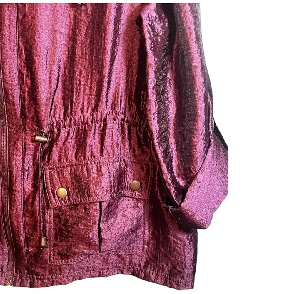 RUBY ROAD Berry silky Jogging or sports jacket 14 Petite